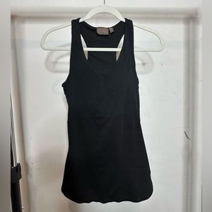 Athleta Racer Back Work Out  Yoga Tank Built In Bra Size S